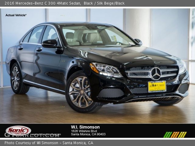 2016 Mercedes-Benz C 300 4Matic Sedan in Black