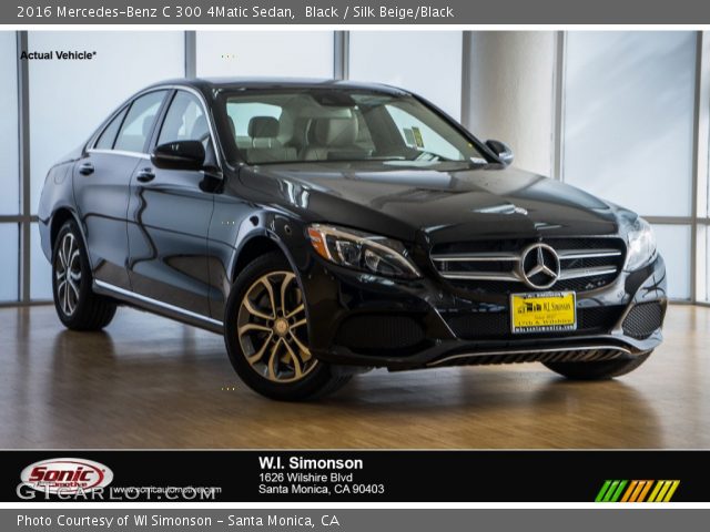 2016 Mercedes-Benz C 300 4Matic Sedan in Black