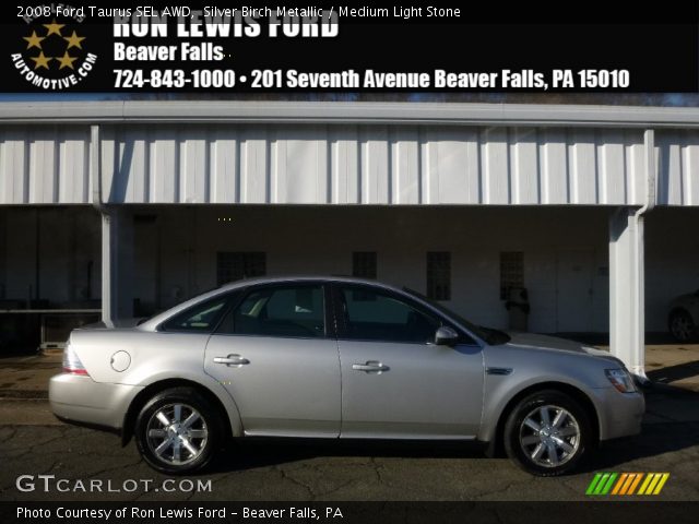 2008 Ford Taurus SEL AWD in Silver Birch Metallic