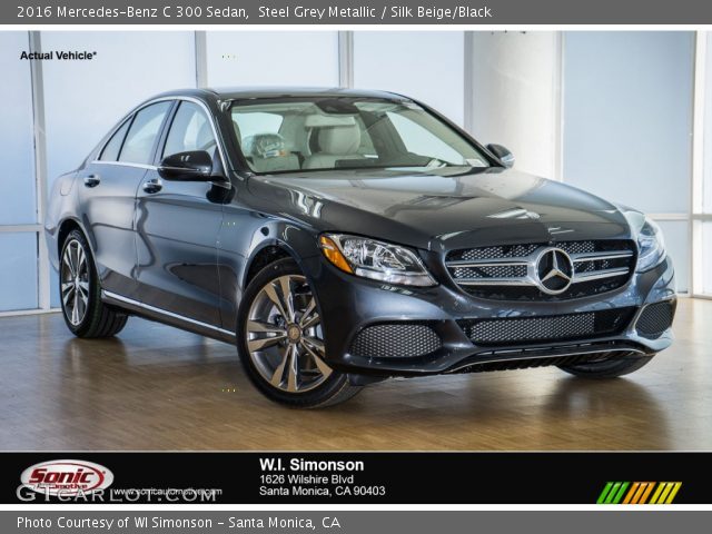 2016 Mercedes-Benz C 300 Sedan in Steel Grey Metallic