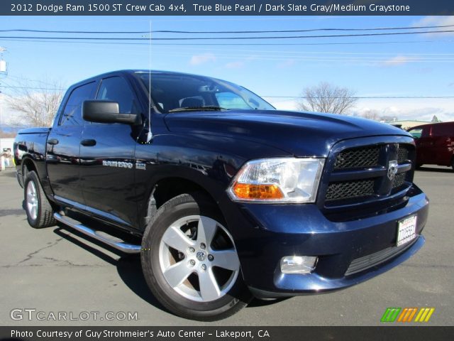 2012 Dodge Ram 1500 ST Crew Cab 4x4 in True Blue Pearl