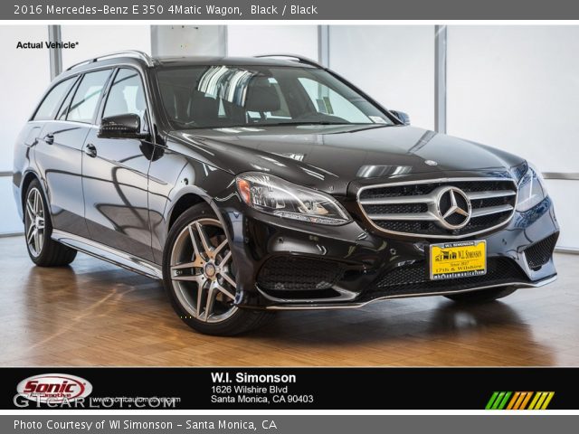 2016 Mercedes-Benz E 350 4Matic Wagon in Black