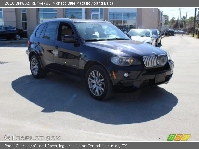 2010 BMW X5 xDrive48i in Monaco Blue Metallic