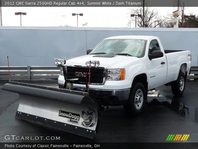 2012 GMC Sierra 2500HD Regular Cab 4x4 in Summit White