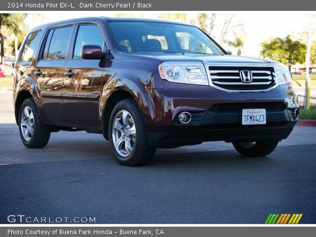 2014 Honda Pilot EX-L in Dark Cherry Pearl