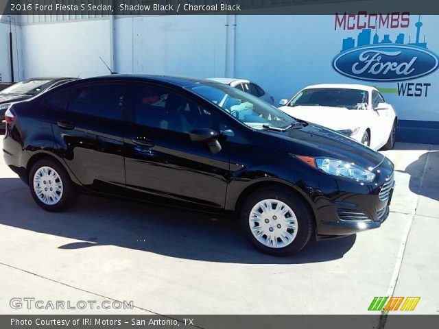 2016 Ford Fiesta S Sedan in Shadow Black