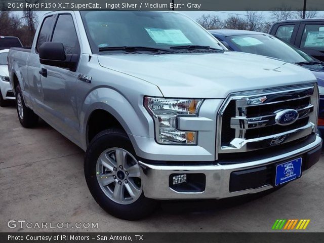 2016 Ford F150 XLT SuperCab in Ingot Silver