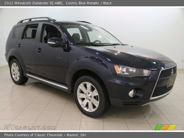 2012 Mitsubishi Outlander SE AWD in Cosmic Blue Metallic