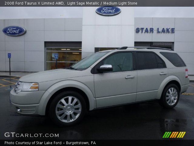 2008 Ford Taurus X Limited AWD in Light Sage Metallic