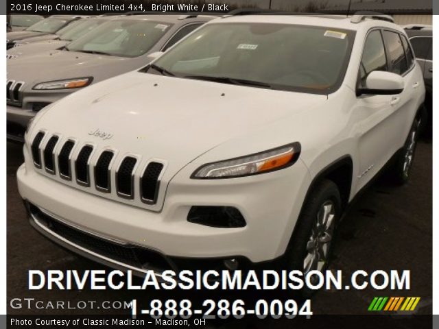 2016 Jeep Cherokee Limited 4x4 in Bright White