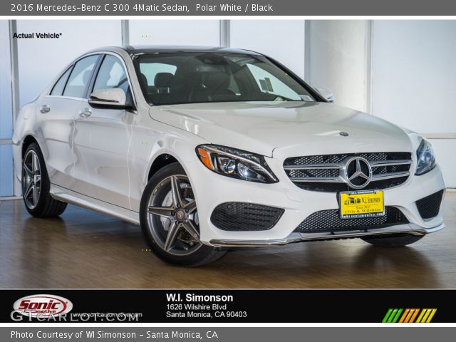 2016 Mercedes-Benz C 300 4Matic Sedan in Polar White