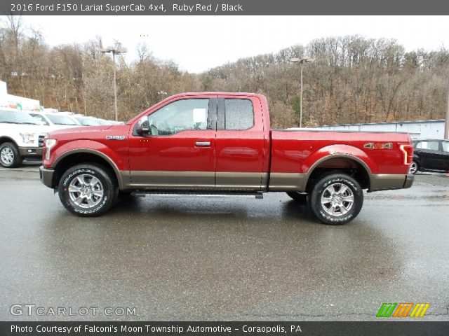 2016 Ford F150 Lariat SuperCab 4x4 in Ruby Red