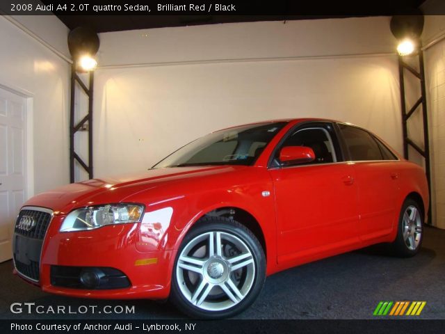 2008 Audi A4 2.0T quattro Sedan in Brilliant Red
