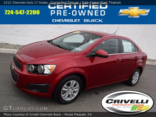 2012 Chevrolet Sonic LT Sedan in Crystal Red Tintcoat