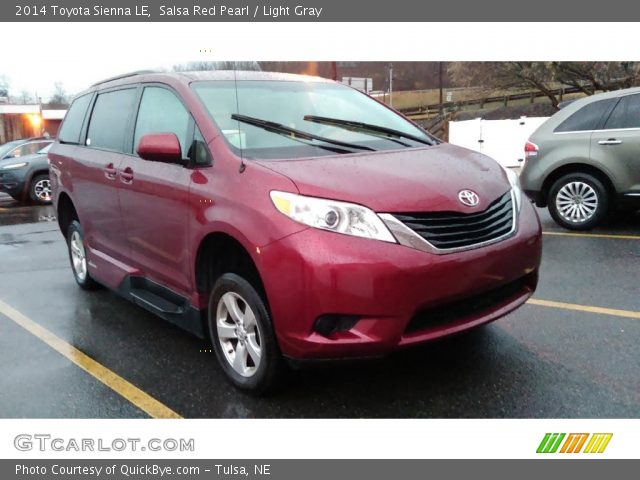 2014 Toyota Sienna LE in Salsa Red Pearl