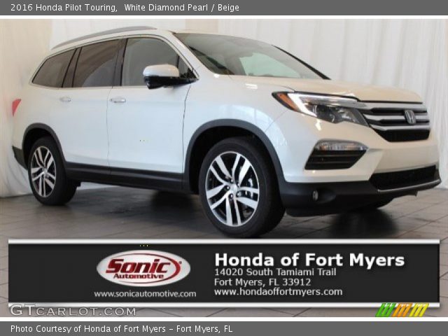 2016 Honda Pilot Touring in White Diamond Pearl