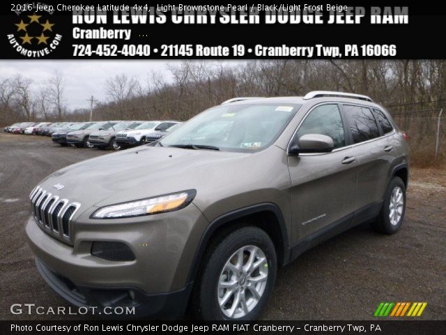 2016 Jeep Cherokee Latitude 4x4 in Light Brownstone Pearl
