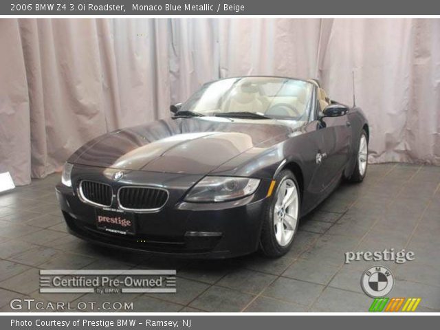 2006 BMW Z4 3.0i Roadster in Monaco Blue Metallic