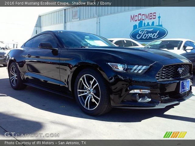 2016 Ford Mustang EcoBoost Coupe in Shadow Black