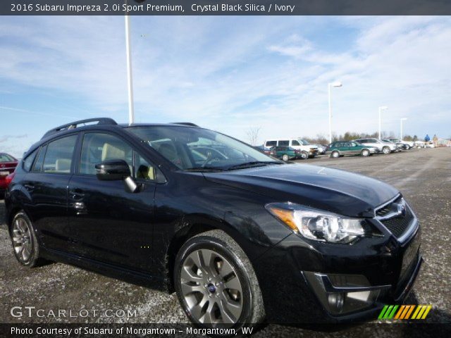 2016 Subaru Impreza 2.0i Sport Premium in Crystal Black Silica