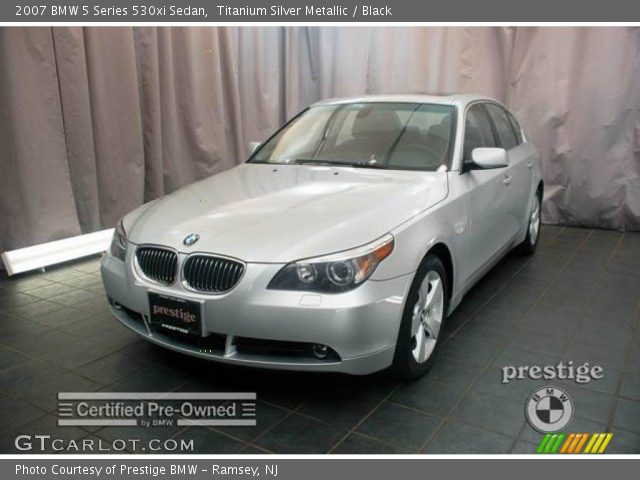 2007 BMW 5 Series 530xi Sedan in Titanium Silver Metallic