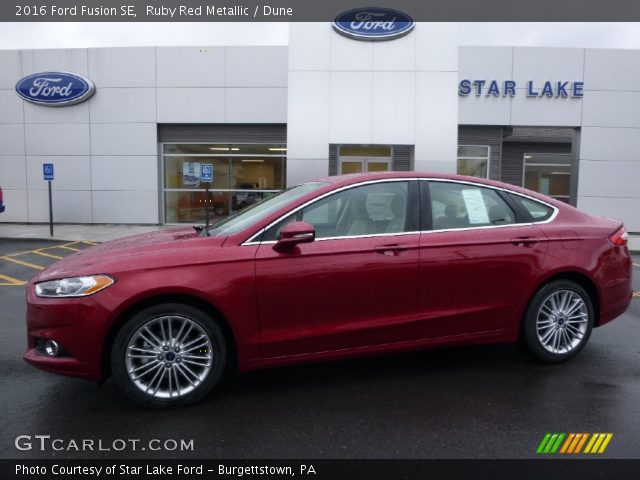 2016 Ford Fusion SE in Ruby Red Metallic