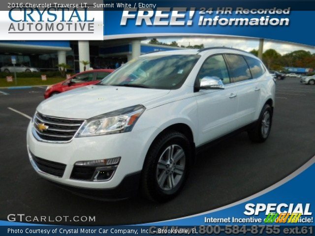 2016 Chevrolet Traverse LT in Summit White