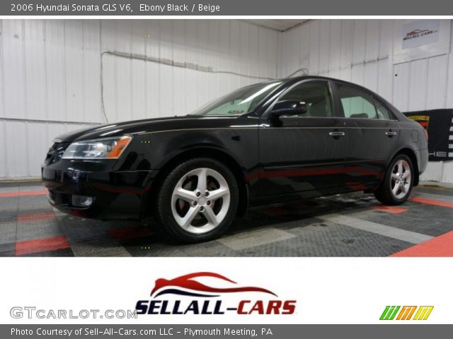 2006 Hyundai Sonata GLS V6 in Ebony Black