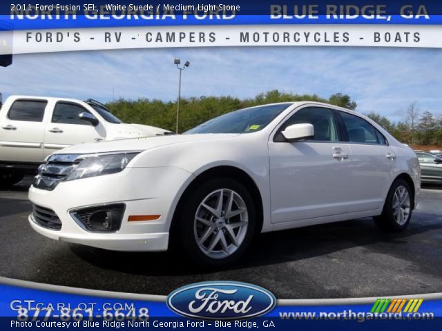 2011 Ford Fusion SEL in White Suede