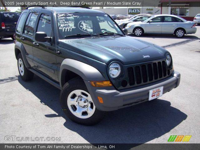 2005 Jeep Liberty Sport 4x4 in Deep Beryl Green Pearl