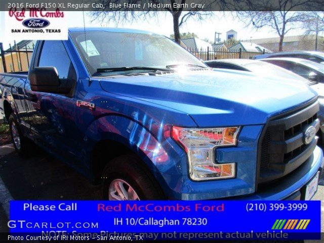 2016 Ford F150 XL Regular Cab in Blue Flame