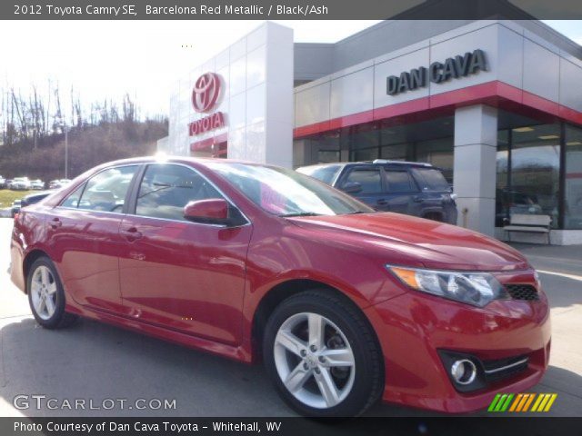 2012 Toyota Camry SE in Barcelona Red Metallic