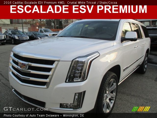 2016 Cadillac Escalade ESV Premium 4WD in Crystal White Tricoat