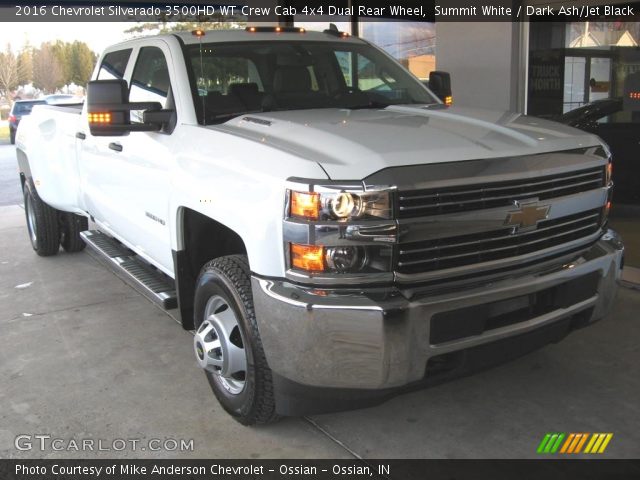 2016 Chevrolet Silverado 3500HD WT Crew Cab 4x4 Dual Rear Wheel in Summit White