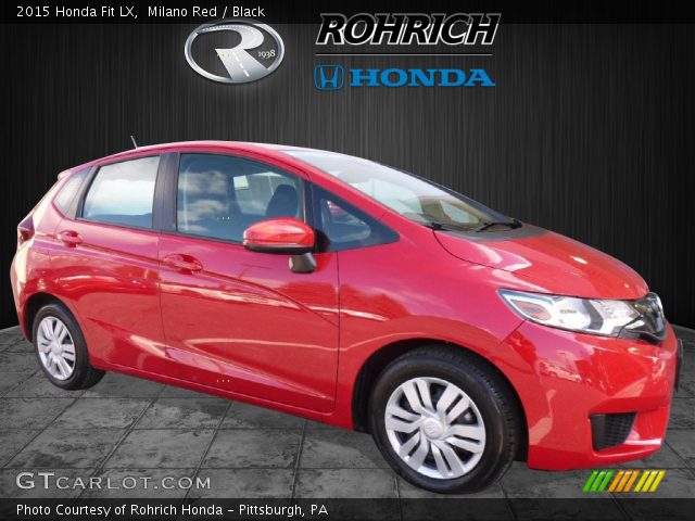 2015 Honda Fit LX in Milano Red