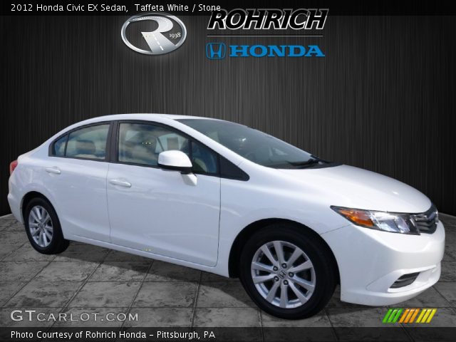 2012 Honda Civic EX Sedan in Taffeta White