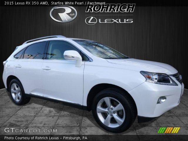 2015 Lexus RX 350 AWD in Starfire White Pearl