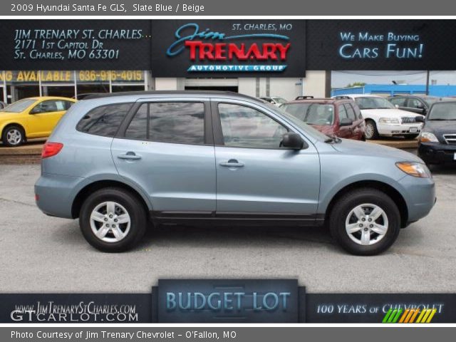2009 Hyundai Santa Fe GLS in Slate Blue