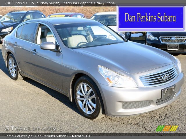 2008 Infiniti G 35 Journey Sedan in Platinum Graphite Gray