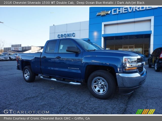 2016 Chevrolet Silverado 1500 WT Double Cab in Deep Ocean Blue Metallic