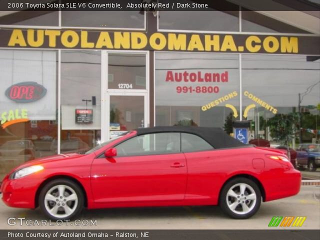 2006 Toyota Solara SLE V6 Convertible in Absolutely Red