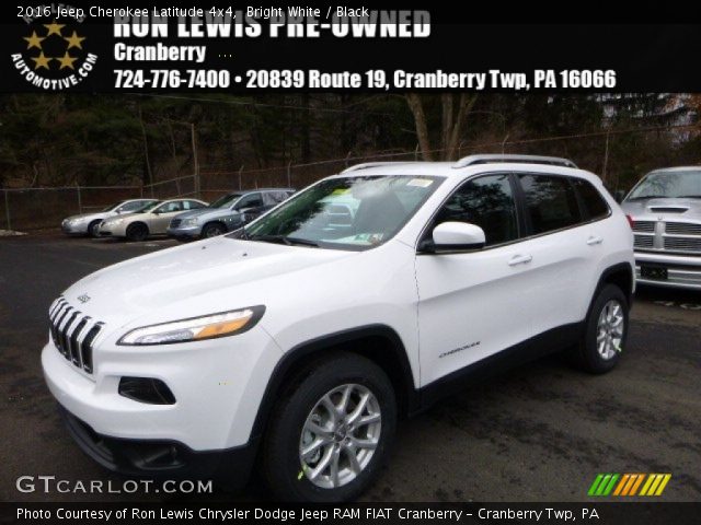 2016 Jeep Cherokee Latitude 4x4 in Bright White