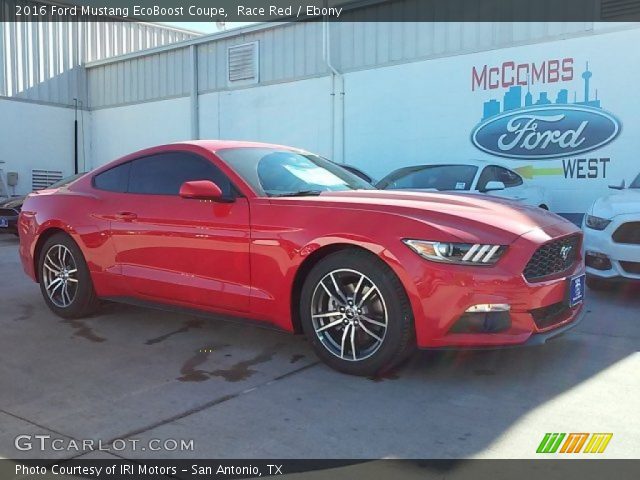 2016 Ford Mustang EcoBoost Coupe in Race Red