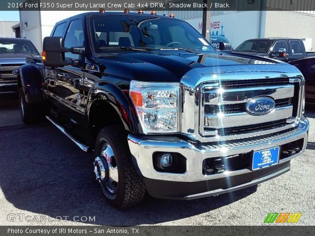 2016 Ford F350 Super Duty Lariat Crew Cab 4x4 DRW in Shadow Black