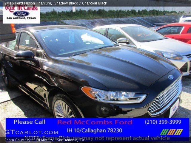 2016 Ford Fusion Titanium in Shadow Black