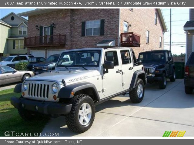 2007 Jeep Wrangler Unlimited Rubicon 4x4 in Bright Silver Metallic