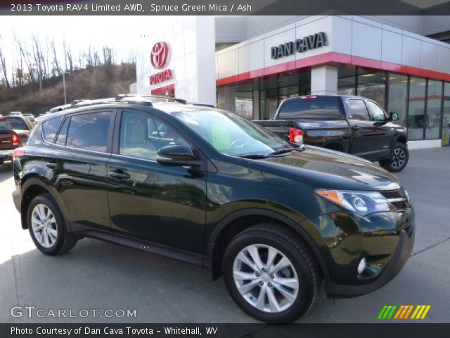 2013 Toyota RAV4 Limited AWD in Spruce Green Mica