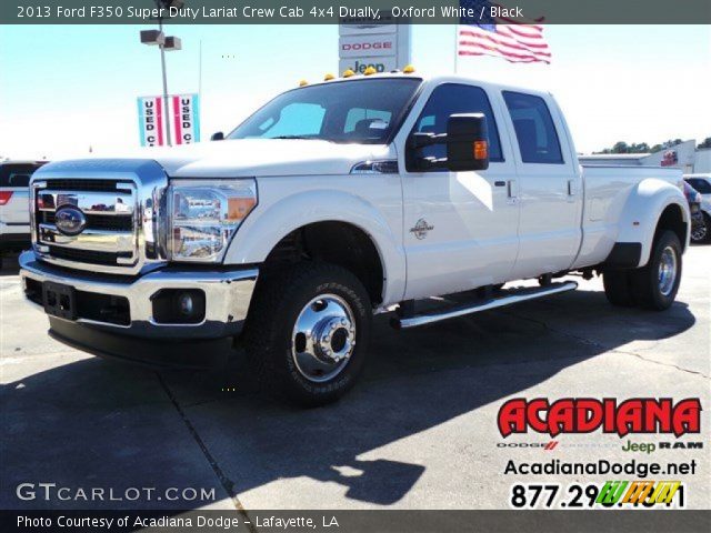 2013 Ford F350 Super Duty Lariat Crew Cab 4x4 Dually in Oxford White