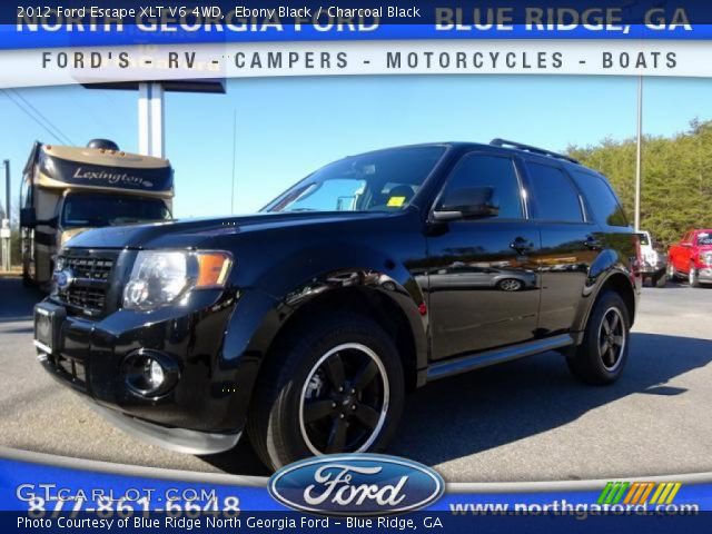 2012 Ford Escape XLT V6 4WD in Ebony Black