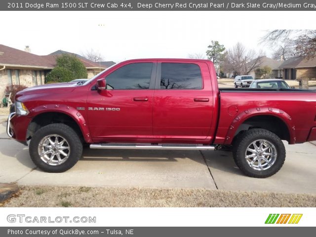 2011 Dodge Ram 1500 SLT Crew Cab 4x4 in Deep Cherry Red Crystal Pearl